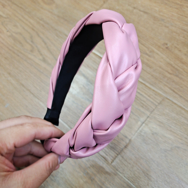 Wholesale Leather Twist Braid Headband